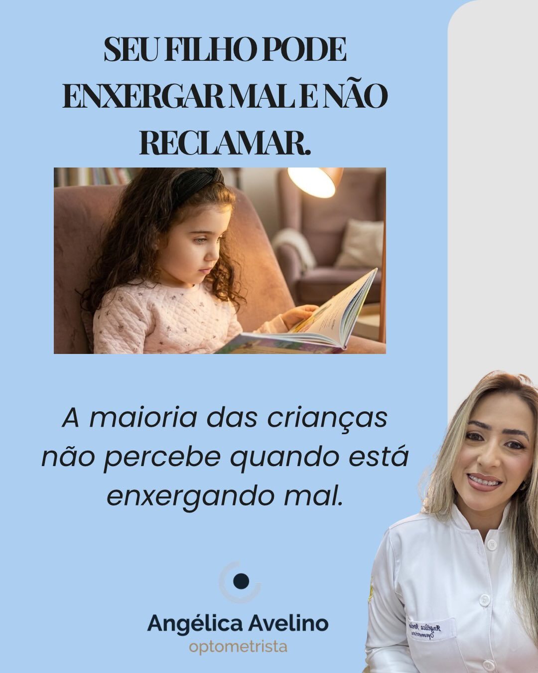 Criança lendo com dificuldade